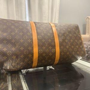 Louis Vuitton Brown and Tan Monogram Bag